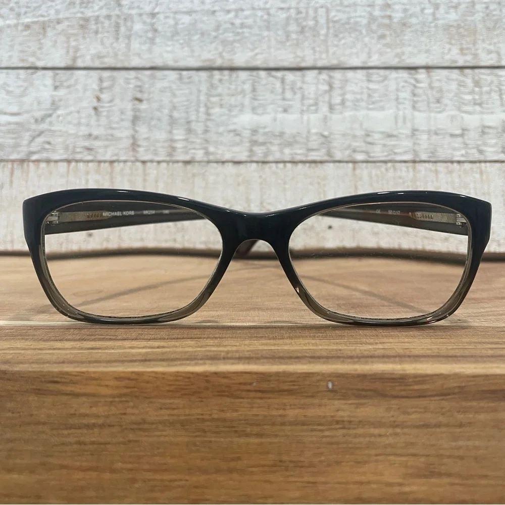 MICHAEL KORS MK254  Square Brown Black Gradient Fade Full Rim Frames 50-17-130